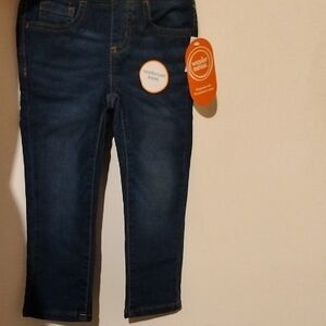 NWT 3T Dark Blue Jeans with Reinforced Knee